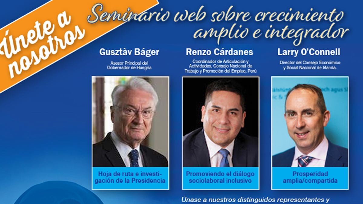 AICESIS - Seminario web: “Crecimiento amplio e integrador”