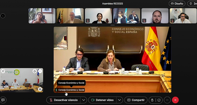 Asamblea anual de la Red Iberoamericana de Consejos Económicos y Sociales e Instituciones Similares (RICESIS)