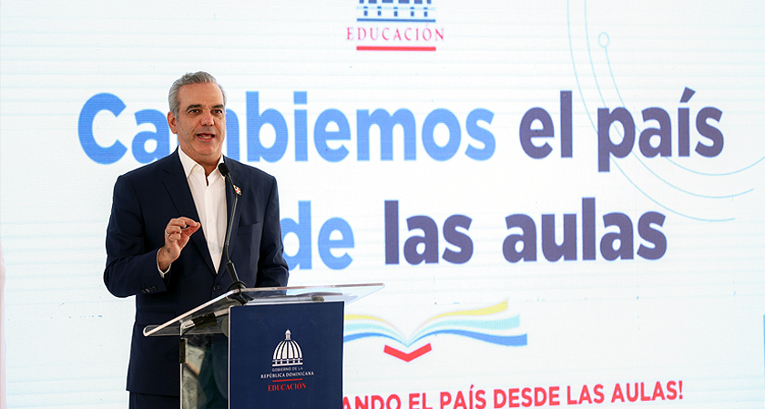 VIDEO: Discurso presidente Luis Abinader, inicio del año escolar 2024-2025