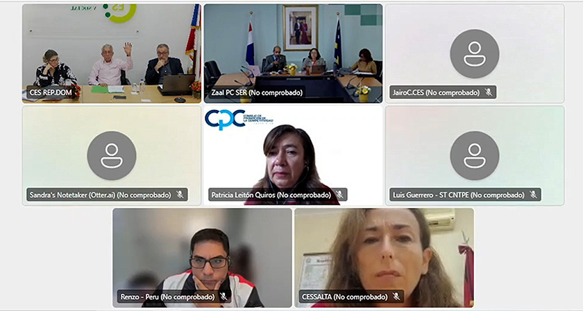 Encuentro virtual de la Red CESISALC