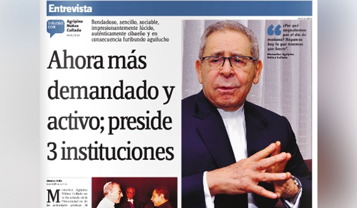 Ahora más demandado y activo; preside 3 instituciones (Por Angela Peña, del Periódico HOY)
