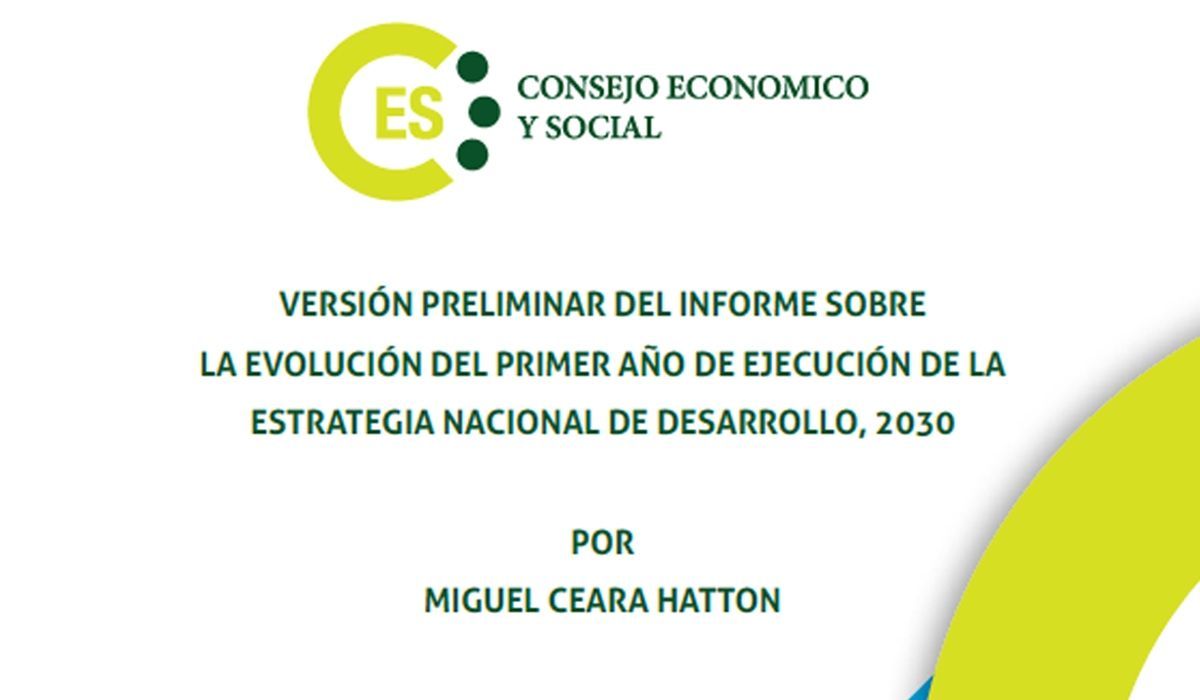Versión Preliminar del Informe sobre la Evolución del Primer Año de Ejecución de la Estrategia Nacional de Desarrollo 2030 - COPIA DE TRABAJO
