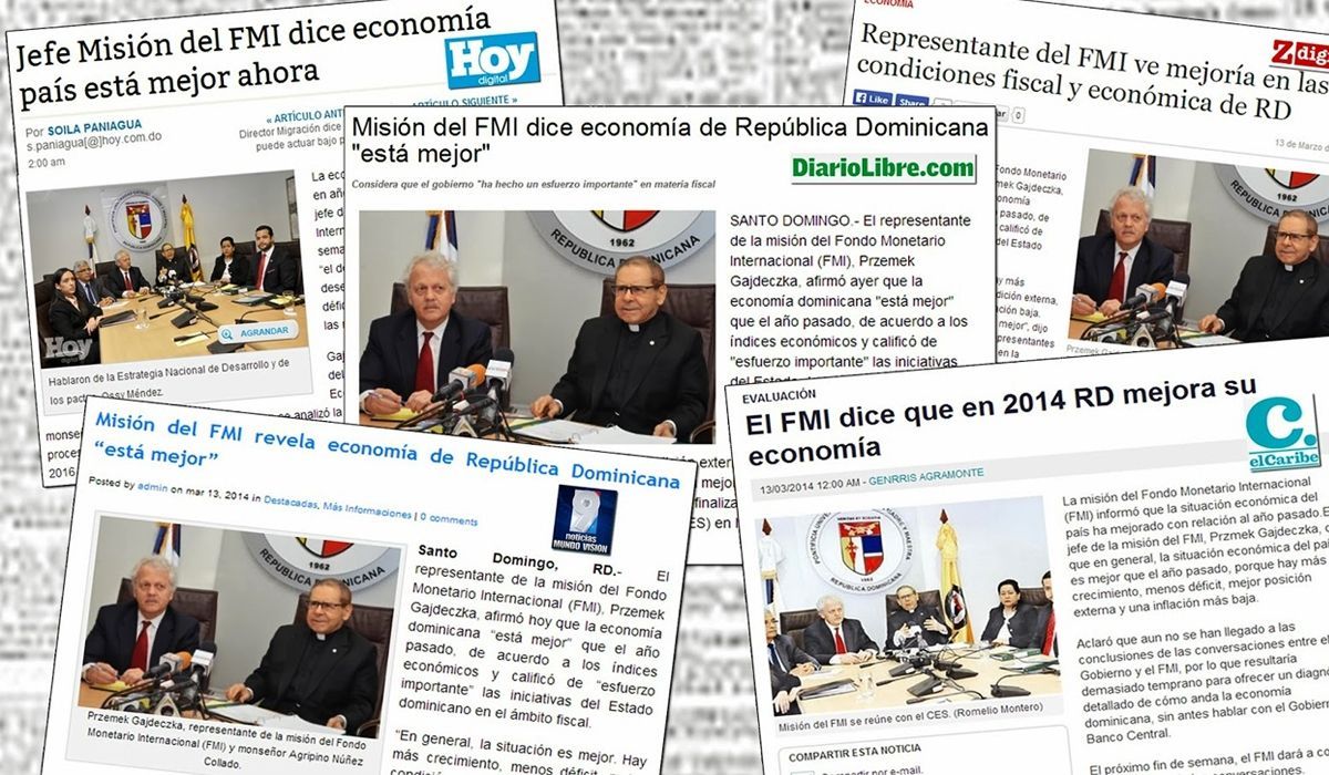 Reunión Comisión Ejecutiva del CES con Misión del FMI - 12 de marzo de 2014