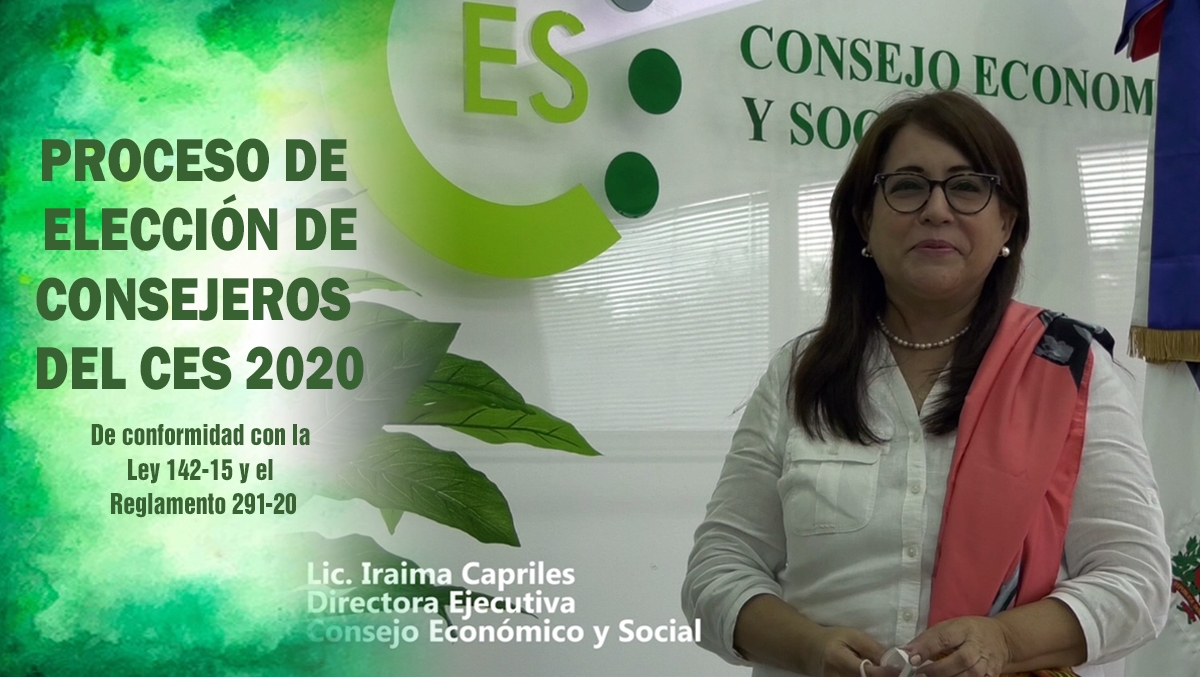 VIDEO: Mensaje Lic. Iraima Capriles - Proceso de Elección de Consejeros del CES 2020
