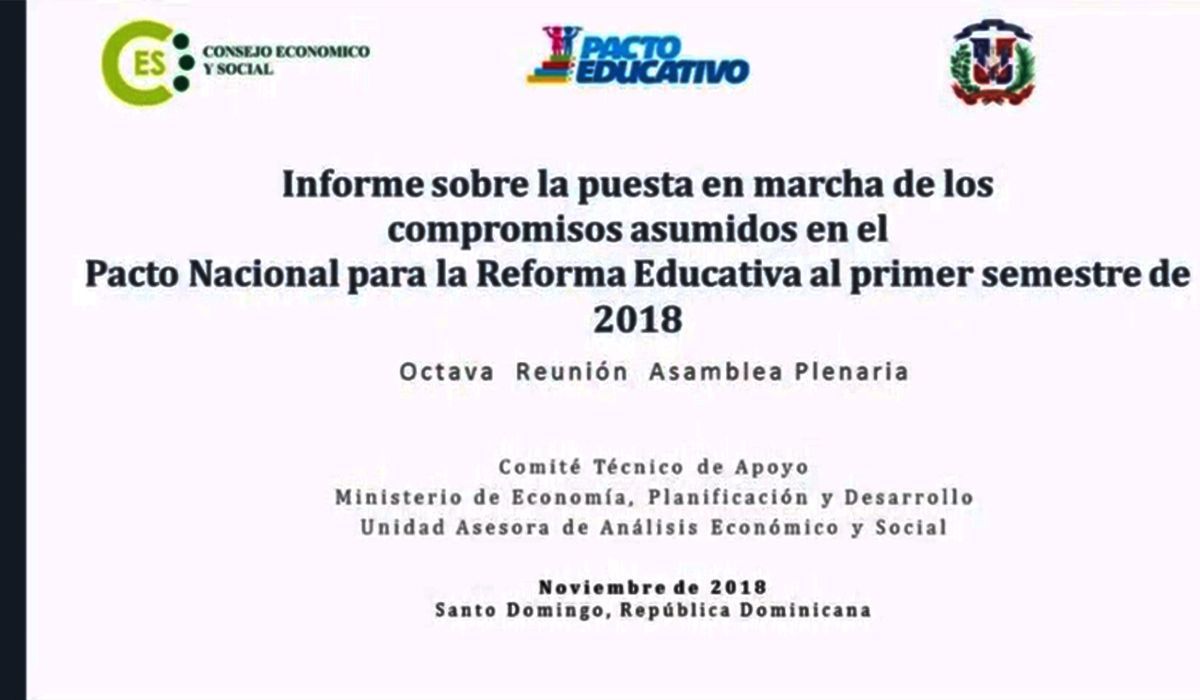 VIDEO: Informe sobre la puesta en marcha de los compromisos asumidos en el Pacto Nacional para la Reforma Educativa - Primer semestre 2018