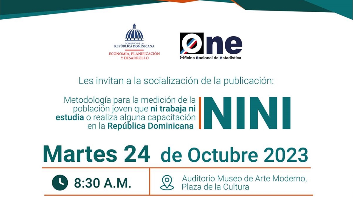 ONE presenta metodología para la medición de la población NINI