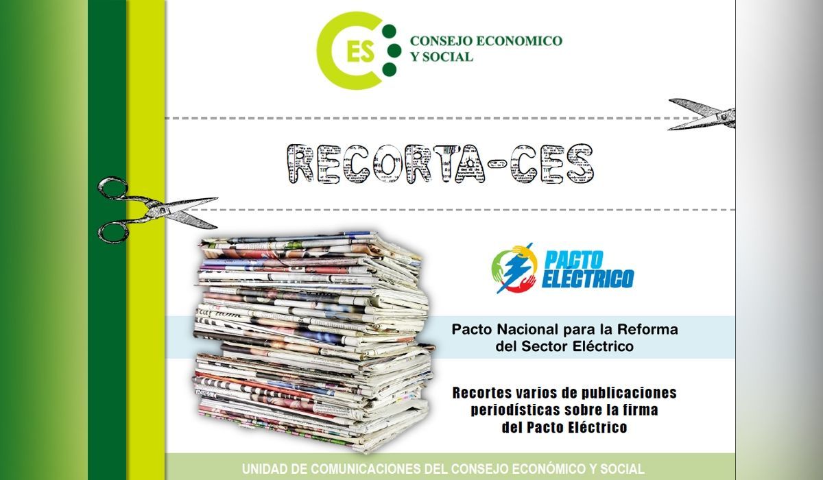 Recorta-CES Firma del Pacto Eléctrico