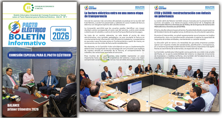 Boletín Informativo Nº 7 del Pacto Eléctrico
