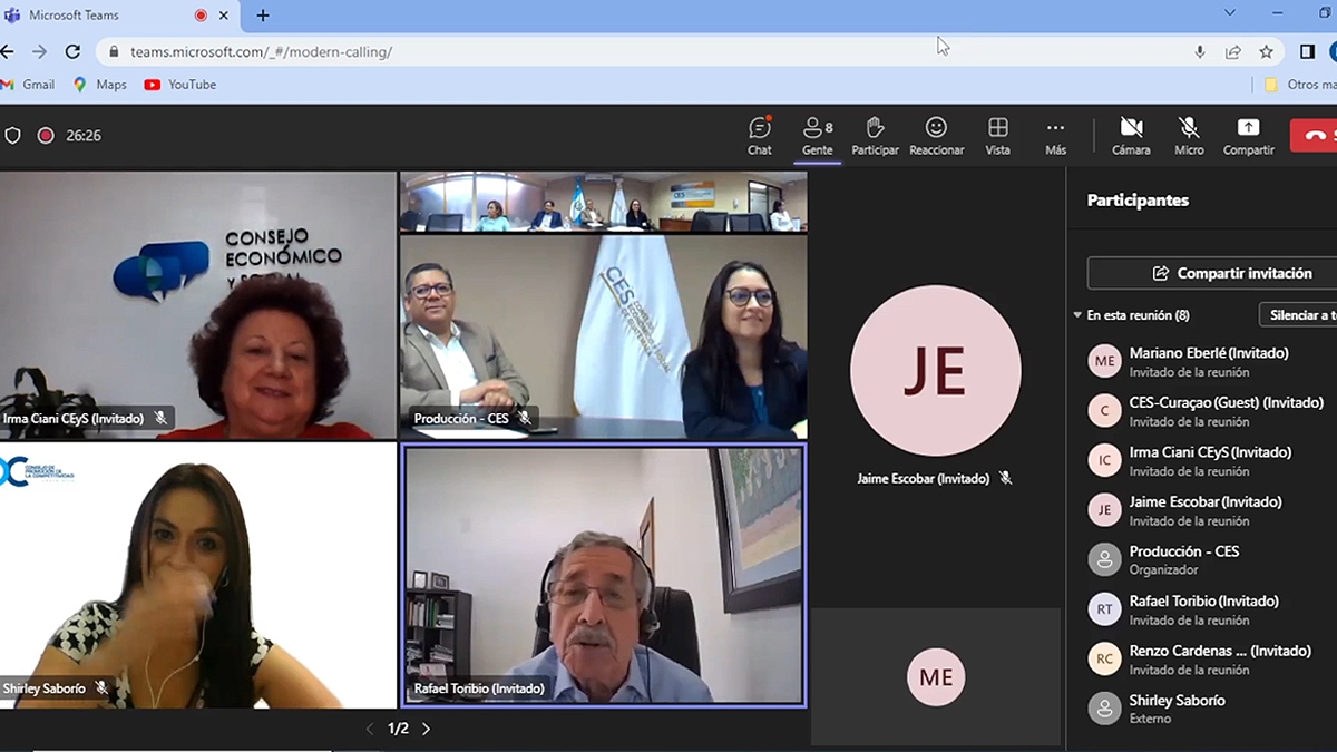 Encuentro virtual de la Red CESISALC