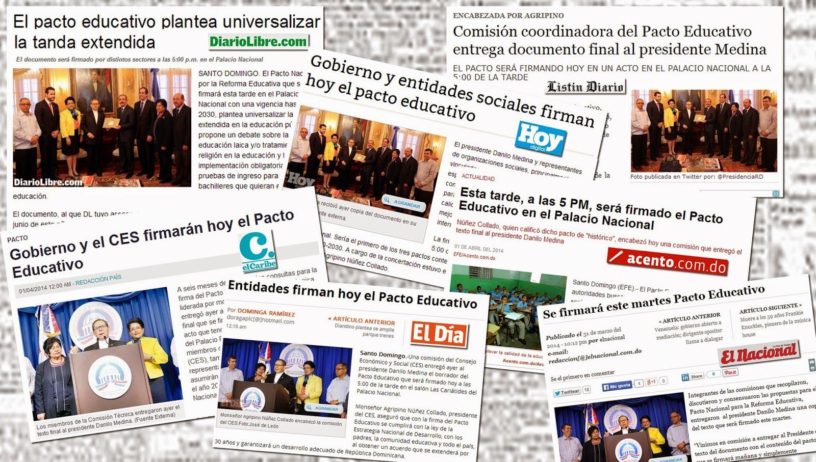 Firma Pacto Educativo 1 de abril 2014