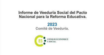 VIDEO: Presentación Informe Anual de Veeduría Social 2023