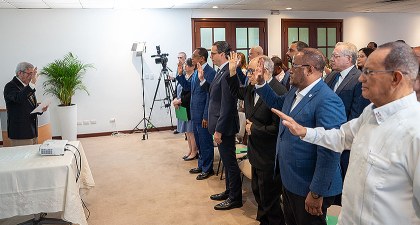 Juramentación del nuevo Pleno de Integrantes del Consejo Económico y Social
