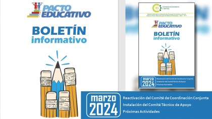 Boletín Informativo Nº1 del Pacto Educativo